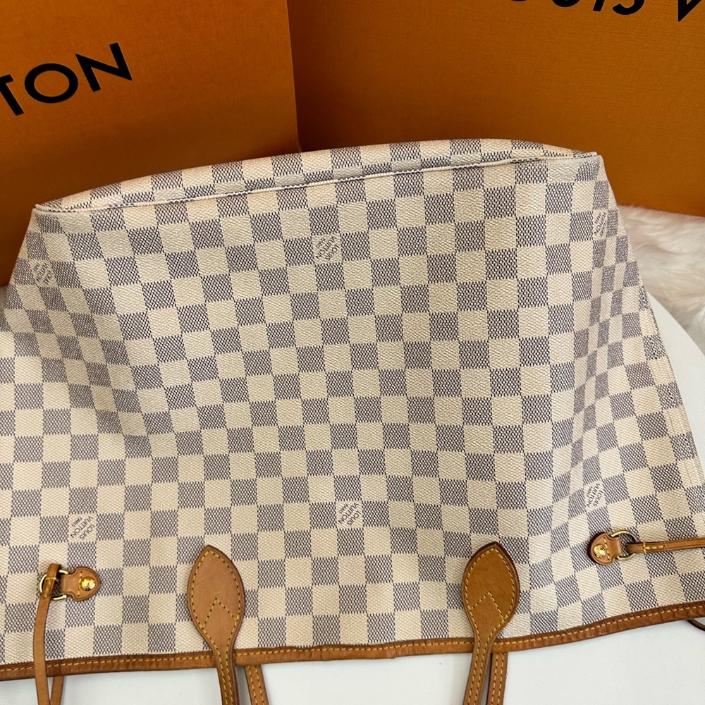 💎✨BEAUTIFUL✨💎 Louis Vuitton Damier Azur Neverfull MM Tote Bag - Picture 10 of 13